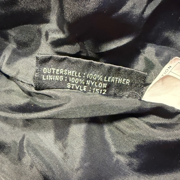 Vintage 80s CHIA Womens Black Suede Leopard Print Fringe Lace Up Jacket M - Picture 4 of 9